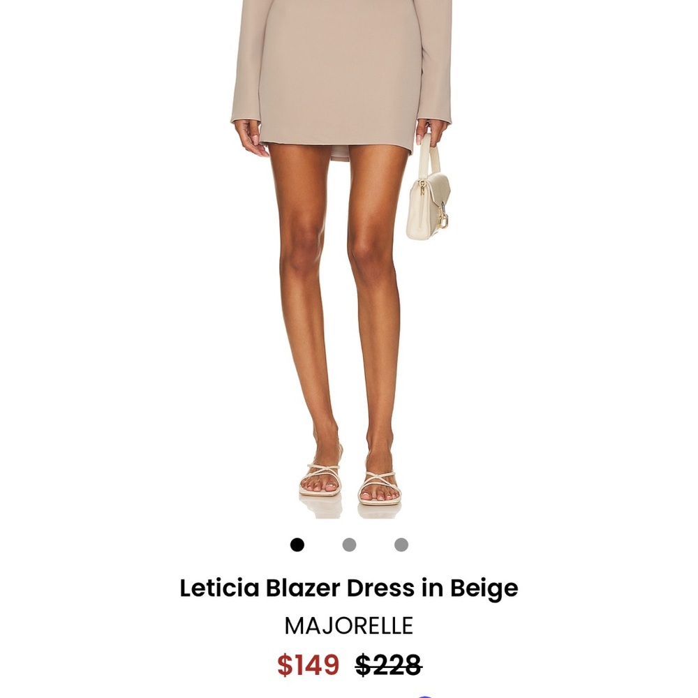 Revolve Beige Blazer Dress Majorelle - Picture 4 of 9
